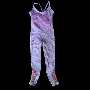 Free People Movement Purple/Rainbow Jumpsuit Size M/L